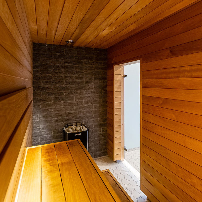 Prosaunas Sauna Wood, Thermo-Aspen 5/4x6" Bench Material | WOOD649