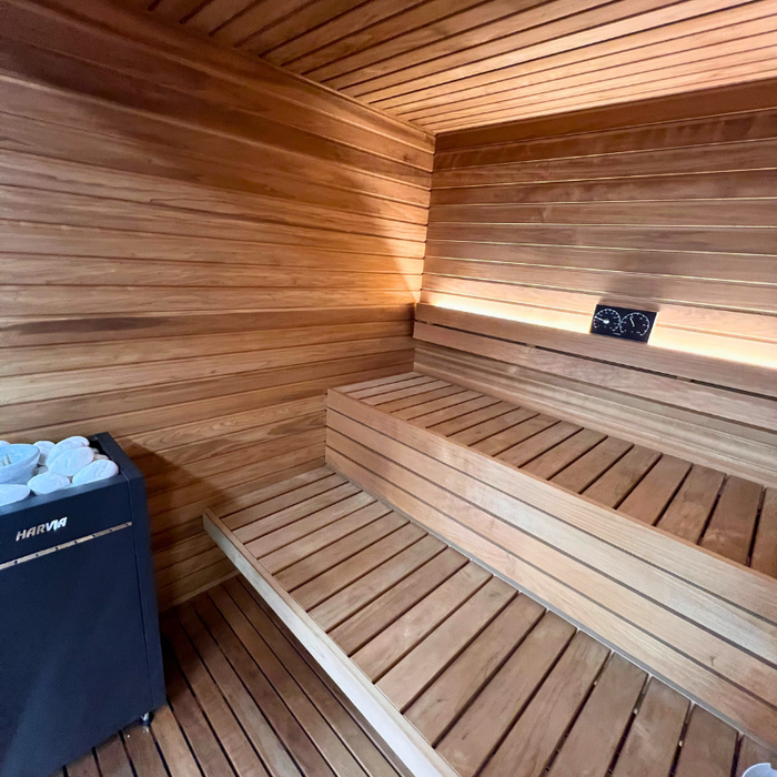 Prosaunas Sauna Wood, Thermo-Aspen 1"x3" Bench Material | WOOD647