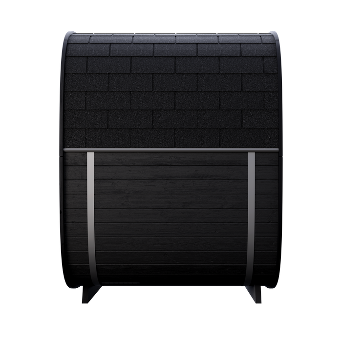 Leil® Black Cube Premium Outdoor Sauna Kit