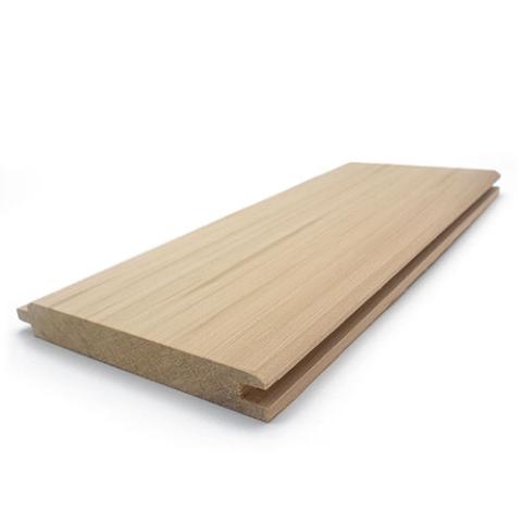 Prosaunas Sauna Wood, Vertical Grain, Clear Grade A+ Cedar 1"x6" V-Gap Wall Cladding