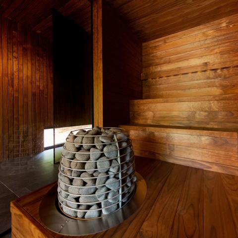 Prosaunas Sauna Wood, Thermo-Radiata Pine Nickel Gap Wall Cladding, 1"x4" | WOOD667