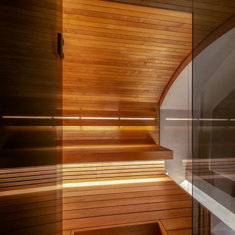 Prosaunas Sauna Wood, Thermo-Aspen 5/4x4" Bench Material | WOOD651