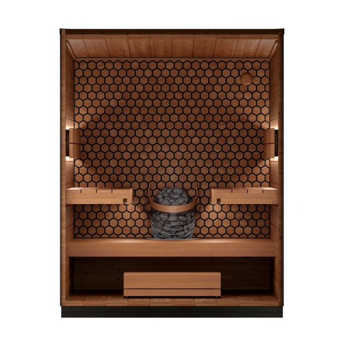 Leil Viva 180 4-Person Outdoor Sauna Kit