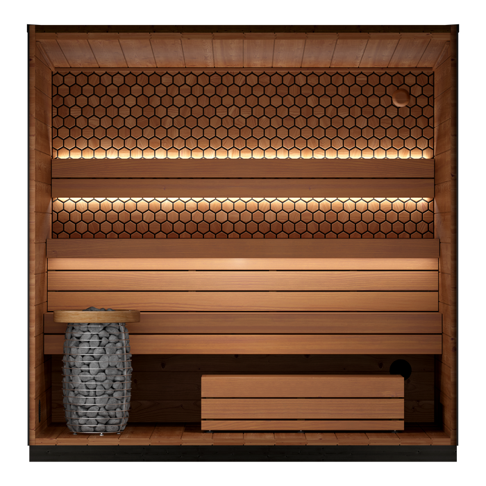 Leil Viva 250 4-Person Outdoor Sauna Kit