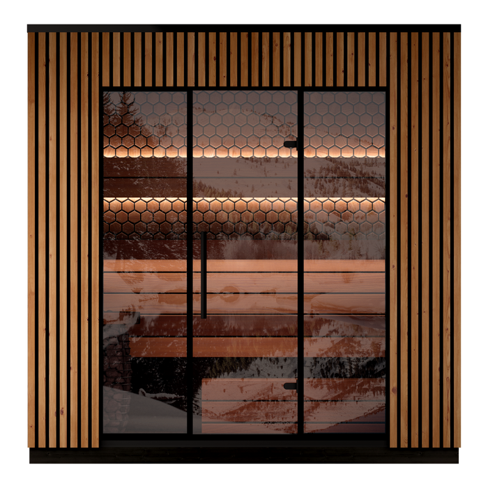 Leil Viva 250 4-Person Outdoor Sauna Kit