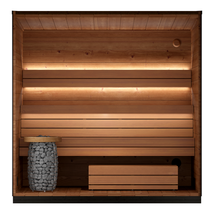 Leil Viva 250 4-Person Outdoor Sauna Kit