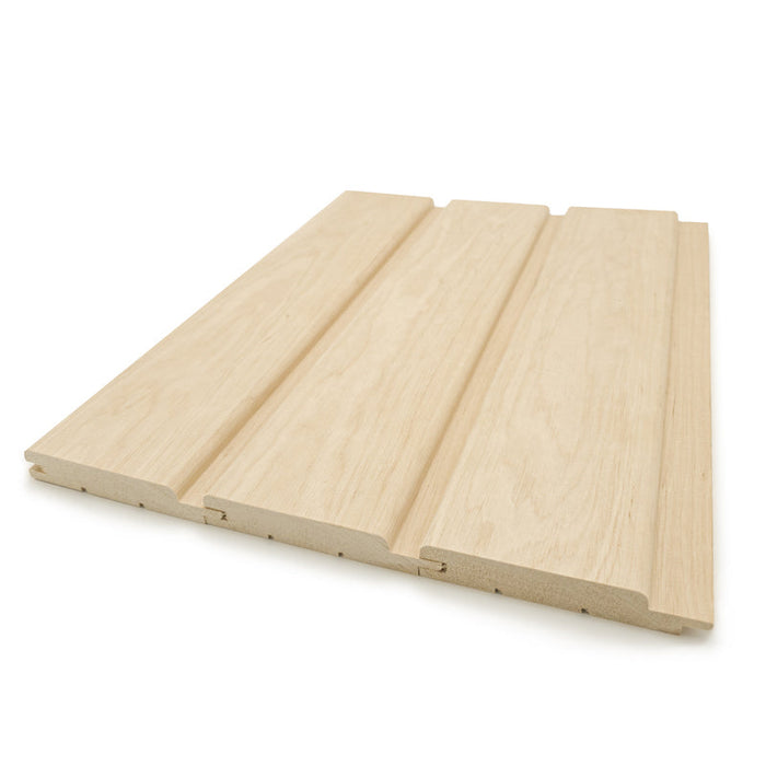 Prosaunas Sauna Wood, Alder Medium Gap Wall Cladding, 1"x4" | WOOD661