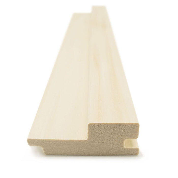 Prosaunas Sauna Wood, Aspen Large Gap Wall Cladding, 1"x3" | WOOD660