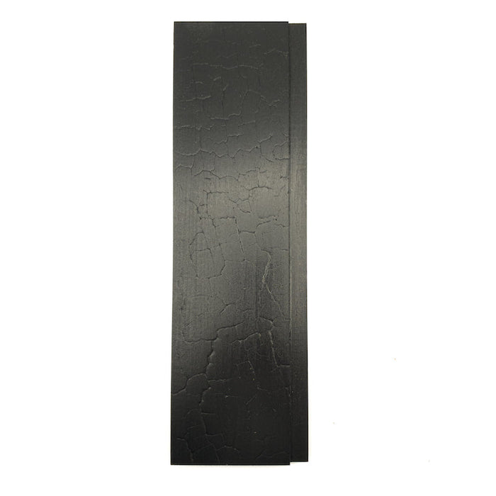 Prosaunas Sauna Wood, Aspen Black-Wax Finished Nickel Gap Wall Cladding, 1"x4" | WOOD671