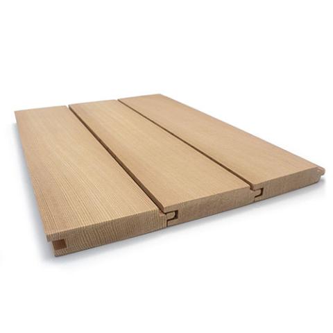 Prosaunas Sauna Wood, Vertical Grain, Clear Grade A+ Cedar 1"x4" Nickel Gap Wall Cladding