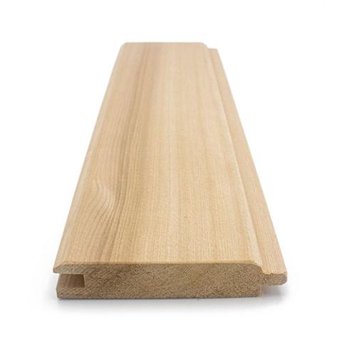 Prosaunas Sauna Wood, Vertical Grain, Clear Grade A+ Cedar 1"x4" V-Gap Wall Cladding