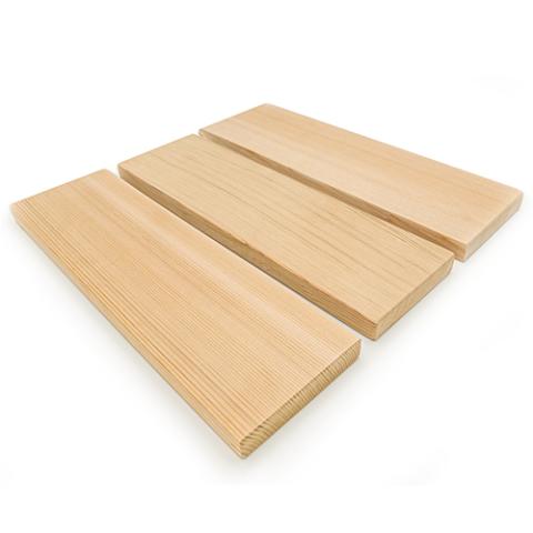 Prosaunas Sauna Wood, Vertical Grain, Clear Grade A+ Cedar 1"x4" Bench Material
