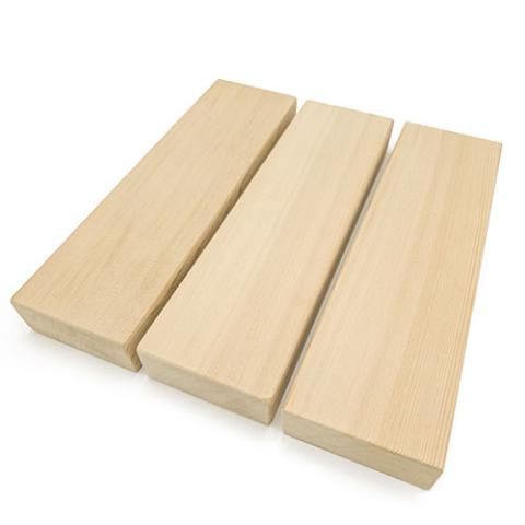 Prosaunas Sauna Wood, Vertical Grain, Clear Grade A+ Cedar 2"x4" Bench Material