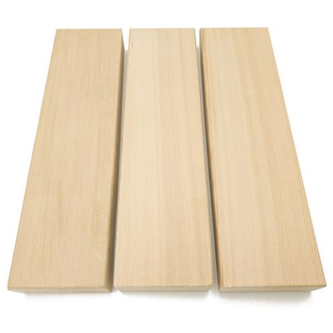 Prosaunas Sauna Wood, Vertical Grain, Clear Grade A+ Cedar 2"x4" Bench Material