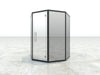Haljas Hele Glass Single Luxury 7-Person Outdoor Sauna - Secret Saunas