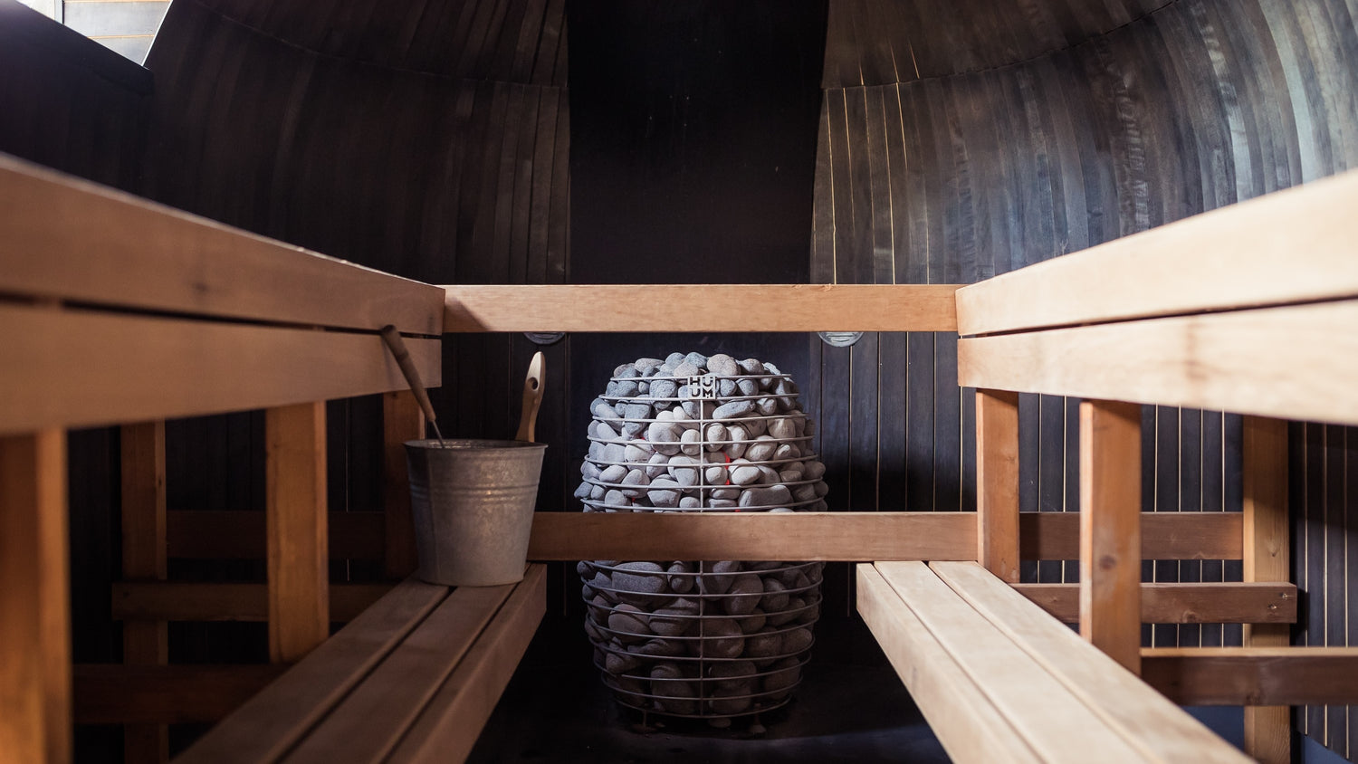 HUUM HIVE Electric Sauna Heater in Iglu Sauna Estonia