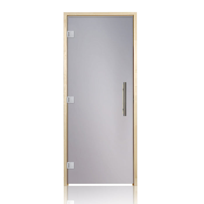 Prosaunas Aspen, Prehung Tinted ADA Glass Sauna Door 36x81 (Left 3 Silver Hinges)