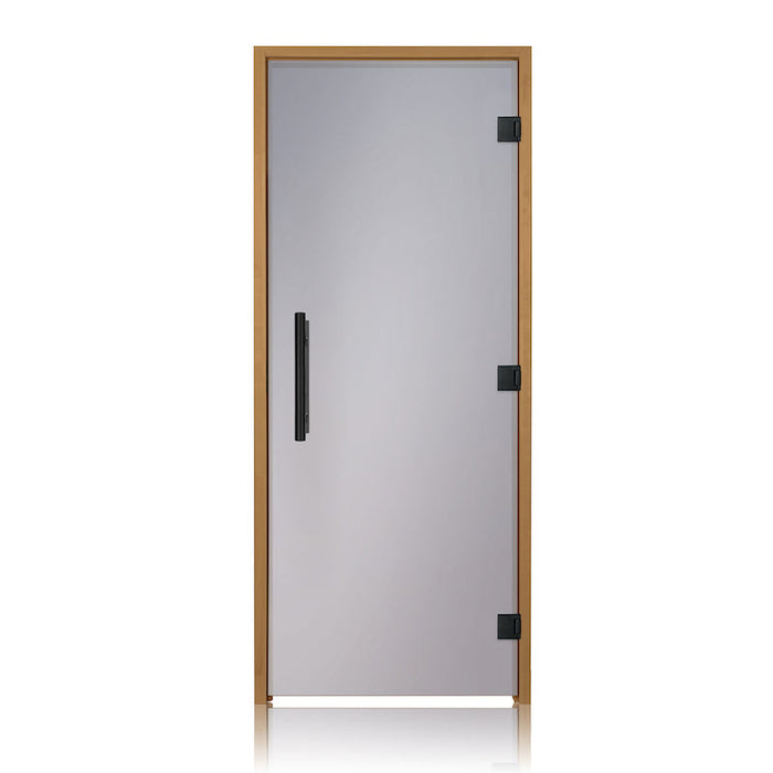 Prosaunas Thermo-Aspen, Prehung ADA Tinted Glass Sauna Door 36x81 (Right 3 Black Hinges)