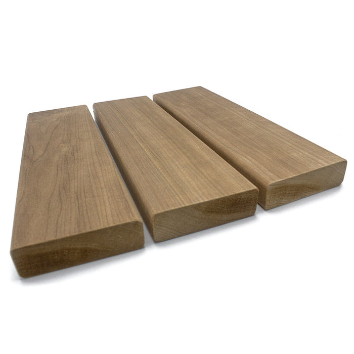 Prosaunas Sauna Wood, Thermo-Aspen 5/4x4" Bench Material | WOOD651