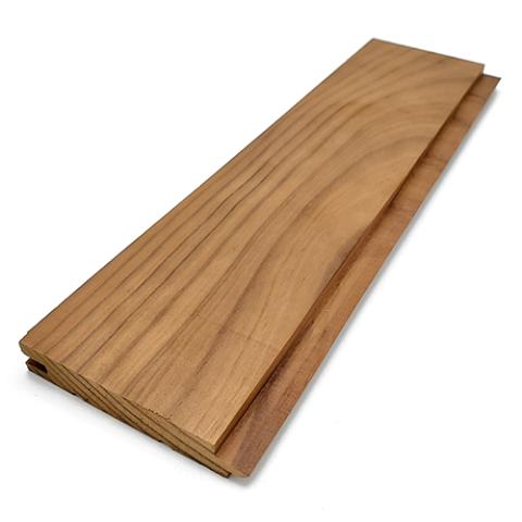 Prosaunas Sauna Wood, Thermo-Radiata Pine Nickel Gap Wall Cladding, 1"x4" | WOOD667