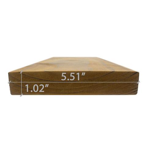 Prosaunas Sauna Wood, Thermo-Radiata Pine 5/4"x6" Bench Material | WOOD652