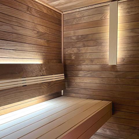 Prosaunas Sauna Wood, Thermo-Radiata Pine 1"x2" Molding | WOOD682