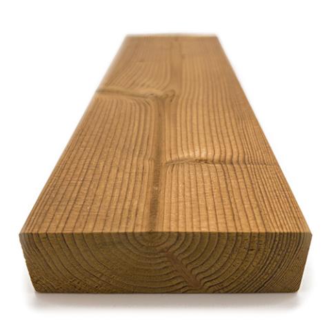 Prosaunas Sauna Wood, Thermo-Spruce 5/4x4" Bench Material | WOOD654