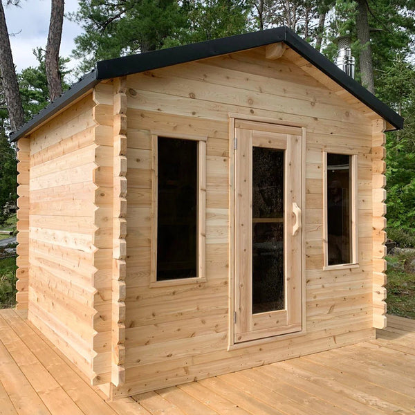 Canadian Timber Georgian Cabin Sauna CTC88W | Dundalk LeisureCraft - Secret Saunas