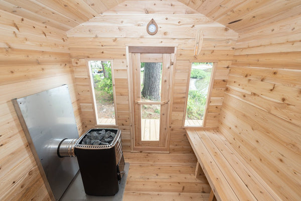 Dundalk Leisure Canadian Timber Georgian Cabin Sauna CTC88W - Secret Saunas