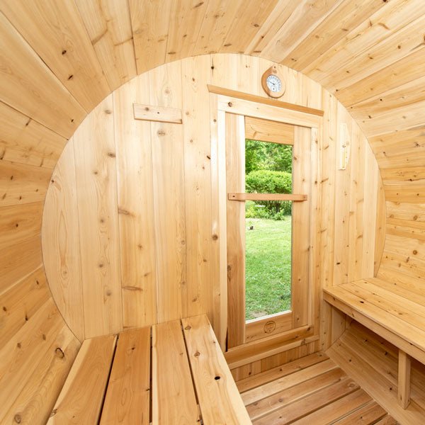 Dundalk Leisure Craft Canadian Timber Harmony Barrel Sauna CTC22W - Secret Saunas