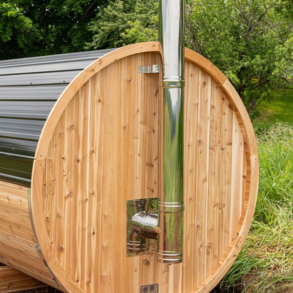 Dundalk Leisure Craft Canadian Timber Harmony Barrel Sauna CTC22W - Secret Saunas