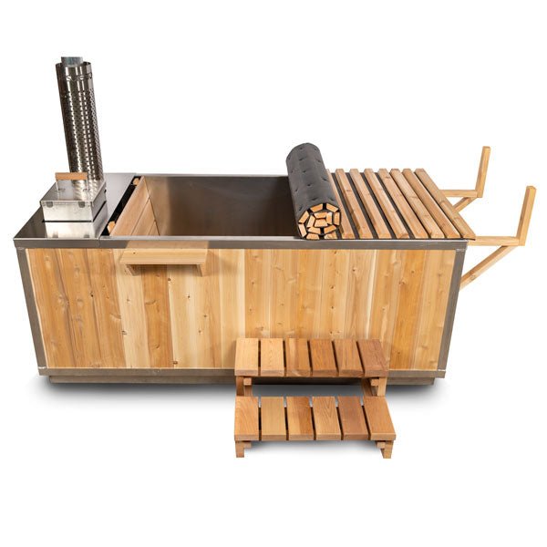 Dundalk Leisure Craft The Starlight Wood Burning Hot Tub - Secret Saunas