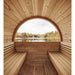 SaunaLife Ergo E6W Barrel Sauna with Window - Secret Saunas