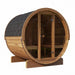 SaunaLife Ergo E7G Barrel Sauna with Glass Front - Secret Saunas