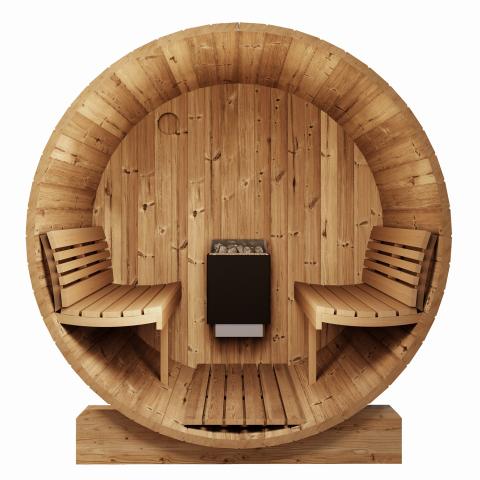 SaunaLife Model E8 Sauna Barrel - Secret Saunas