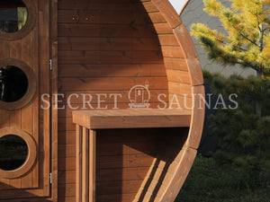 SaunaLife Model G11 Garden-Series Outdoor Home Sauna Kit - Secret Saunas