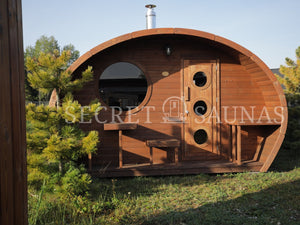 SaunaLife Model G11 Garden-Series Outdoor Home Sauna Kit - Secret Saunas