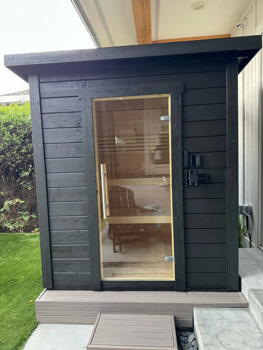 SaunaLife Model G2 Outdoor Home Sauna Kit | 4 Persons - Secret Saunas
