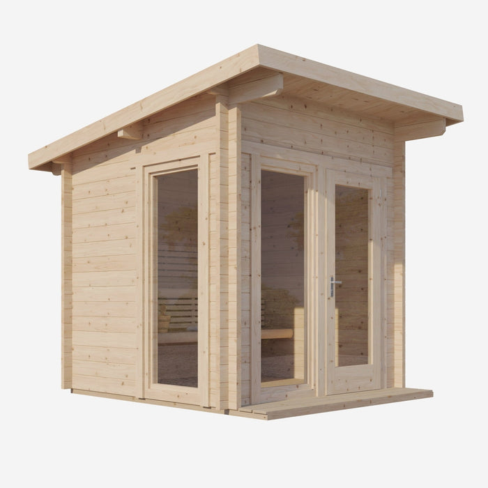 SaunaLife Model G4 Outdoor Home Sauna Kit - Secret Saunas