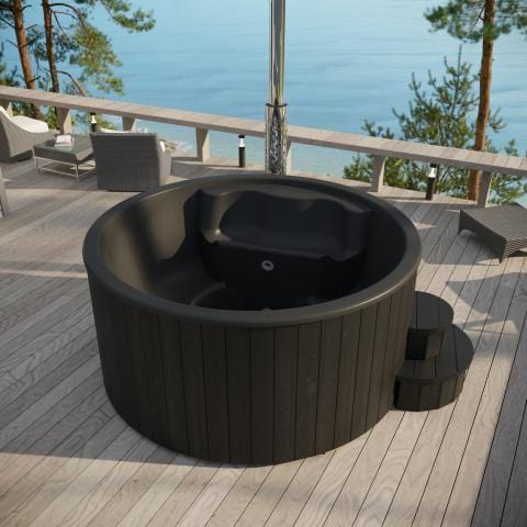 SaunaLife Model S4 - 6 Person Wood Burning Hot Tub - Secret Saunas