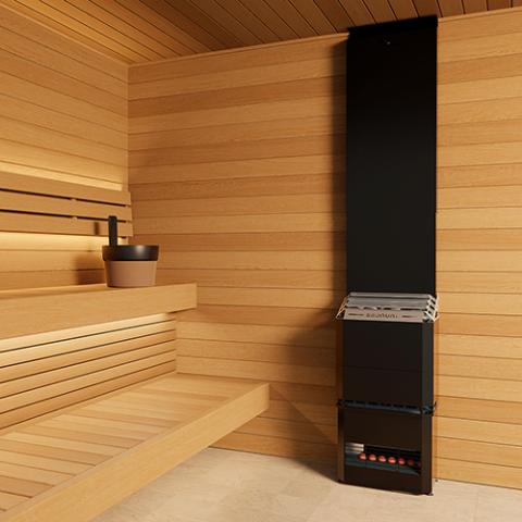 Saunum AIR 10 Sauna Heater Black - Secret Saunas